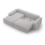 Micadoni Svijetlo siva sklopiva kutna garnitura (s lijevim kutom) Jodie – Home | shoptok.hr