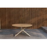 Venture Home Mexico okrugli vrtni blagovaonski stol ⌀140 cm, prirodna boja drva, šifra 6161-222 | shoptok.hr