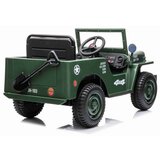 Lean_Toys Otroški električni avto USA ARMY 4X4 Enosed 12V Zelena | Shoptok.si