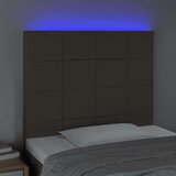  Posteljno vzglavje taupe 100x5x118/128 cm blago, (20932200) | Shoptok.si