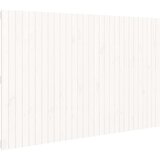 vidaXL Stensko posteljno vzglavje belo 185x3x110 cm trdna borovina | Shoptok.si