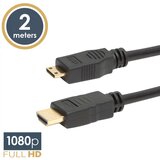 Delight Mini HDMI - HDMI kabel pozlačen 2m Cene