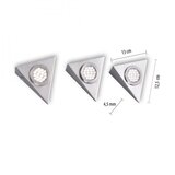 PAUL NEUHAUS 1119-55-3 - Komplet od 3 LED svetla za osvetljenje nameštaja sa senzorom, LED/2,5W/230V | Eponuda.com