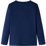  Dječja majica dugih rukava tamnoplava 104 | shoptok.hr