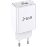kućni punjač SU-P101 Fast QC3.0 18W 3A/ bela