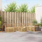  Setovi sofa Čvrsto drvo akacije | shoptok.hr
