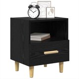 vidaXL Noćni ormar Crni hrast 40 x 35 x 47.5 cm Konstruirano drvo | shoptok.hr