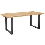 Bessagi Home raztegljiva jedilna miza adamo, barva hrasta | Shoptok.si