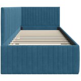 vidaXL kutni okvir kreveta s uzglavljem plava 80 x 200 cm baršun | shoptok.hr