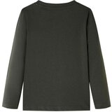  Dječja majica dugih rukava kaki 128 | shoptok.hr