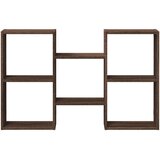  Zidna polica boja smeđeg hrasta 96x18x60 cm konstruirano drvo | shoptok.hr