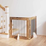 Vrata za pse z stojali 2 pcs Star les 80 x 80 cm Inženirski les, (5000232717) | Shoptok.si