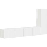  Set TV komoda Zidne 2 pcs Visoki sjaj bijela Konstruirano drvo | shoptok.hr