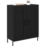  Kreveta Crni hrast 69,5 x 34 x 90 cm Obrađeno drvo i čelik | shoptok.hr
