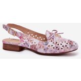 Boto Cutout Ballet Flats With Open Heel Multicolor Navinnia | Shoptok.si