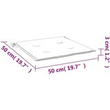  Blazine za vrtne stole 2 kosa zelene 50x50x3 cm oxford tkanina, (20656598) | Shoptok.si