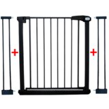  Zaštitna ograda za djecu S2 crna 79-105 cm | shoptok.hr