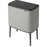 Brabantia Bo Touch Bin 3x11 litrov s tremi vložki iz umetne mase - Mineral Concrete Grey | Shoptok.si