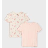 Sinsay Pamučne majice s dekorativnim volanima 2 pack | shoptok.hr
