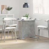  Blagovaonski Stol Betonske Sive Boje 110x60x75 cm Konstruirano Drvo u