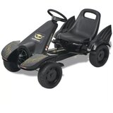  Go kart sa pedalama i podesivim sjedalom crni Cijene