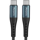 Yesido podatkovni kabel (CA-66) - tip-C na tip-C, 60W, QC & PD, 3A, 1,2 m | shoptok.hr