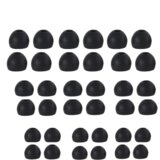 INF Silikonske ušesne blazinice za 4,5-6 mm ušesne slušalke 3 velikosti, 18 parov Black, (21246317) | Shoptok.si