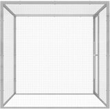  Kavez za mačke 1,5 x 1,5 x 1,5 m od pocinčanog čelika | Eponuda.com