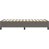  Okvir za krevet s oprugom sivi 80 x 200 cm od umjetne kože | shoptok.hr