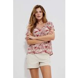 Moodo Shirt blouse with a floral print | Shoptok.si
