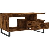 vidaXL Stolić za kavu boja hrasta 90x49x45 cm konstruirano drvo | shoptok.hr