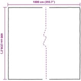 CERADA s rupama *Transparent*an 6 x 10 m Polietilen - 6 x 10 m | shoptok.hr