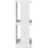 Regal za knjige s 3 razine bijeli 60x30x80 cm konstruirano drvo | shoptok.hr