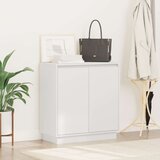  LED noćni ormarić bijele boje - 71x34.5x75 cm od konstruiranog drva | shoptok.hr