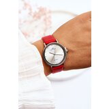 Kesi Women's Waterproof Analog Watch Giorgio&Dario Red and Silver | shoptok.hr