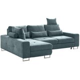 Hom`in KOTNA SEDEŽNA GARNITURA, gladka tkanina zelena | Shoptok.si