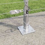  Zavareno žičano ogradno mreža s betonskom podlogom 25 x 1,6 m | shoptok.hr