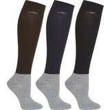  Jahalne nogavice 'Show Socks', komplet 3 parov, brown/navy/black - 31-41 Cene