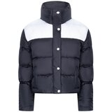 Dewberry Z6649 LADIES COAT-LIGHT BLACK-WHITE Cijene