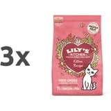 Kitten Recipe - piščanec in bela riba 3 x 800 g