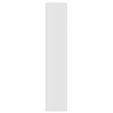 vidaXL Pregrada za knjige 4 razine bijeli 143,5 x 29 x 143,5 cm drvena | shoptok.hr