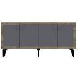 Hanah home selen - anthracite, walnut anthracitewalnut console | ePonuda.com