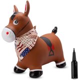  Gumeni smeđi konjić za skakanje 58cm | shoptok.hr