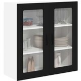 vidaXL zidni kuhinjski ormarić crna 80 x 31 x 80 cm konstruirano drvo | shoptok.hr