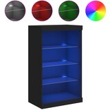  The Living Store Komoda z LED lučkami črna 60,5x37x100 cm - Komoda, (21448225) | Shoptok.si