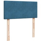 Box spring krevet s madracem plavi 80 x 200 cm baršunasti | shoptok.hr
