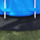 vidaXL krov za bazen u krugu Crna Polietilen Ø 550 cm Izdržljiv | shoptok.hr