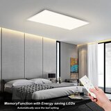 Brilagi - LED prigušiva stropna svetiljka SLIMFRAME LED/80W/230V 120x60 cm bela + daljinski upravljač | Eponuda.com