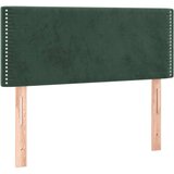vidaXL Box spring postelja z vzmetnico temno zelena 80x200 cm žamet Cene
