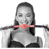Sex & Mischief Amor Ball Gag Red Cene